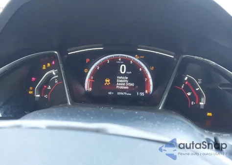 2019 Honda Civic Sport из США, поврежденный, VIN 2HGFC2F82KH539195